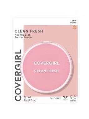 NWT COVERGIRL Clean Fresh Pressed Powder — Pink Compact Color 120 Fair Clair